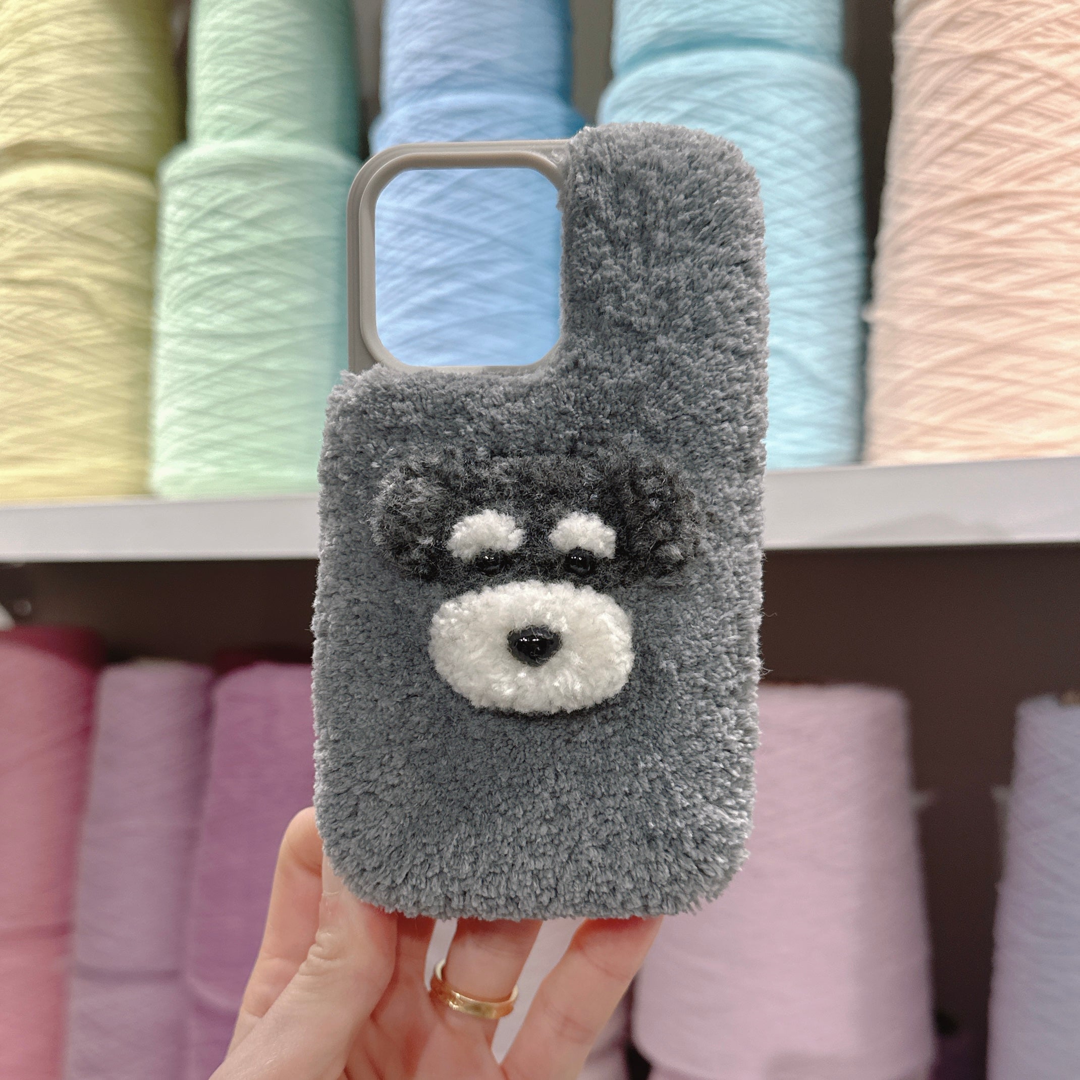 Tufting My Pet Smartphone Case Semi-Customized Toy Poodle & Bichon