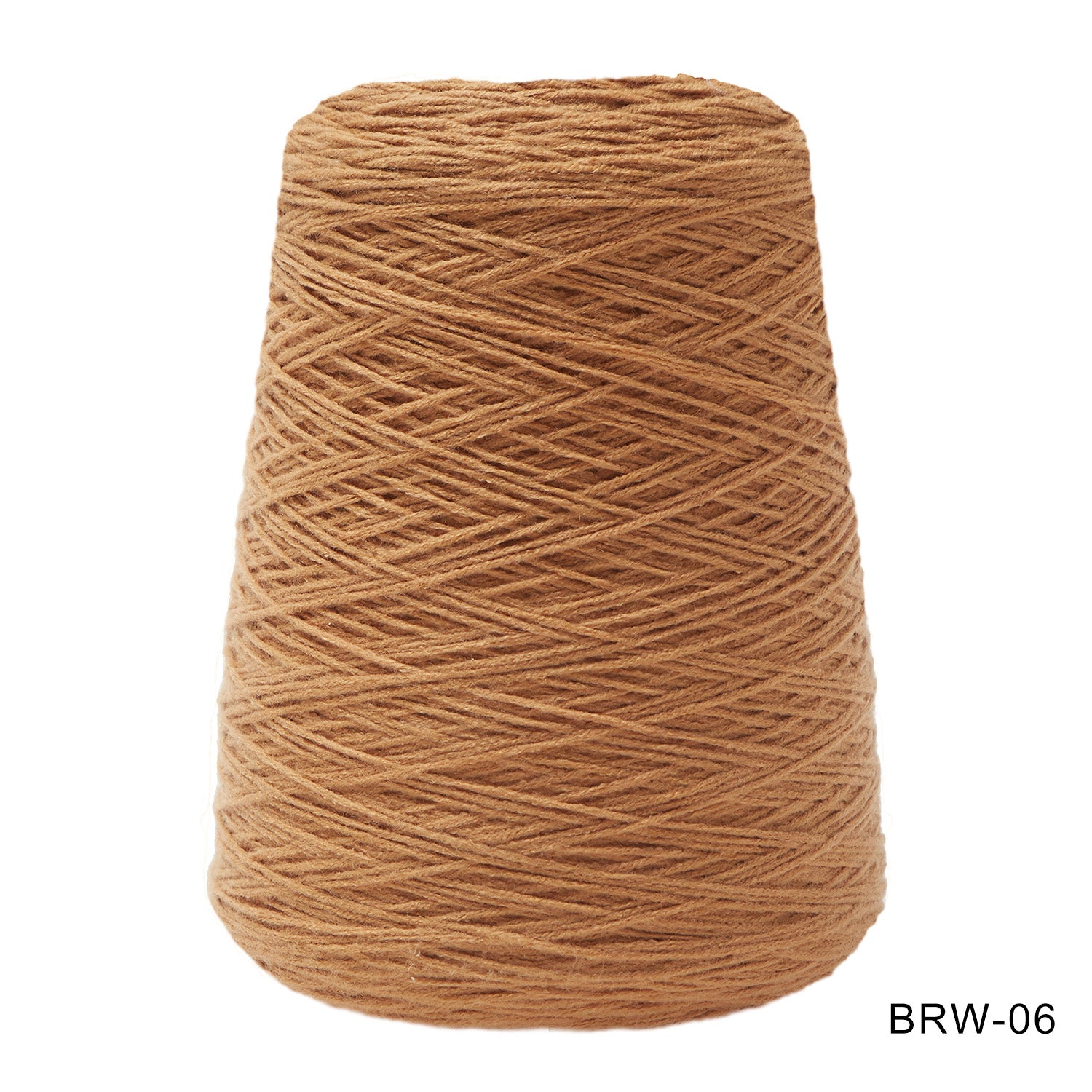 Tufting yarn, cone-wound yarn, brown/beige
