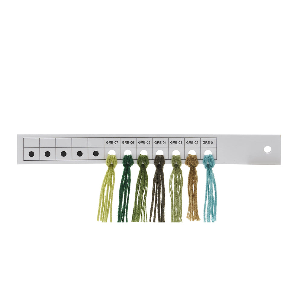 Tufting yarn, cone-wound, color sample, color sample book