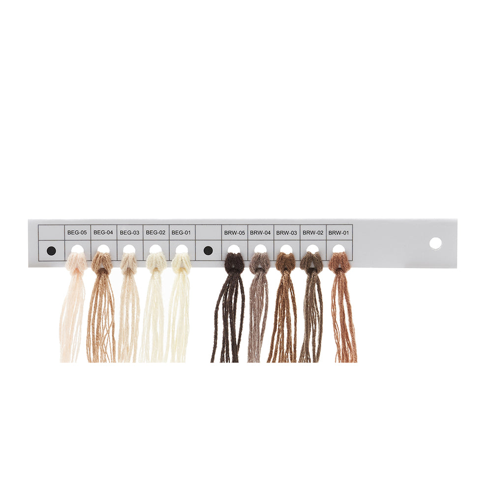 Tufting yarn, cone-wound, color sample, color sample book