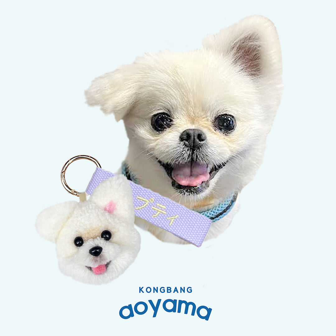 タフティングうちの子キーホルダーカスタムメイド トイプー&ビション以外のわんこ