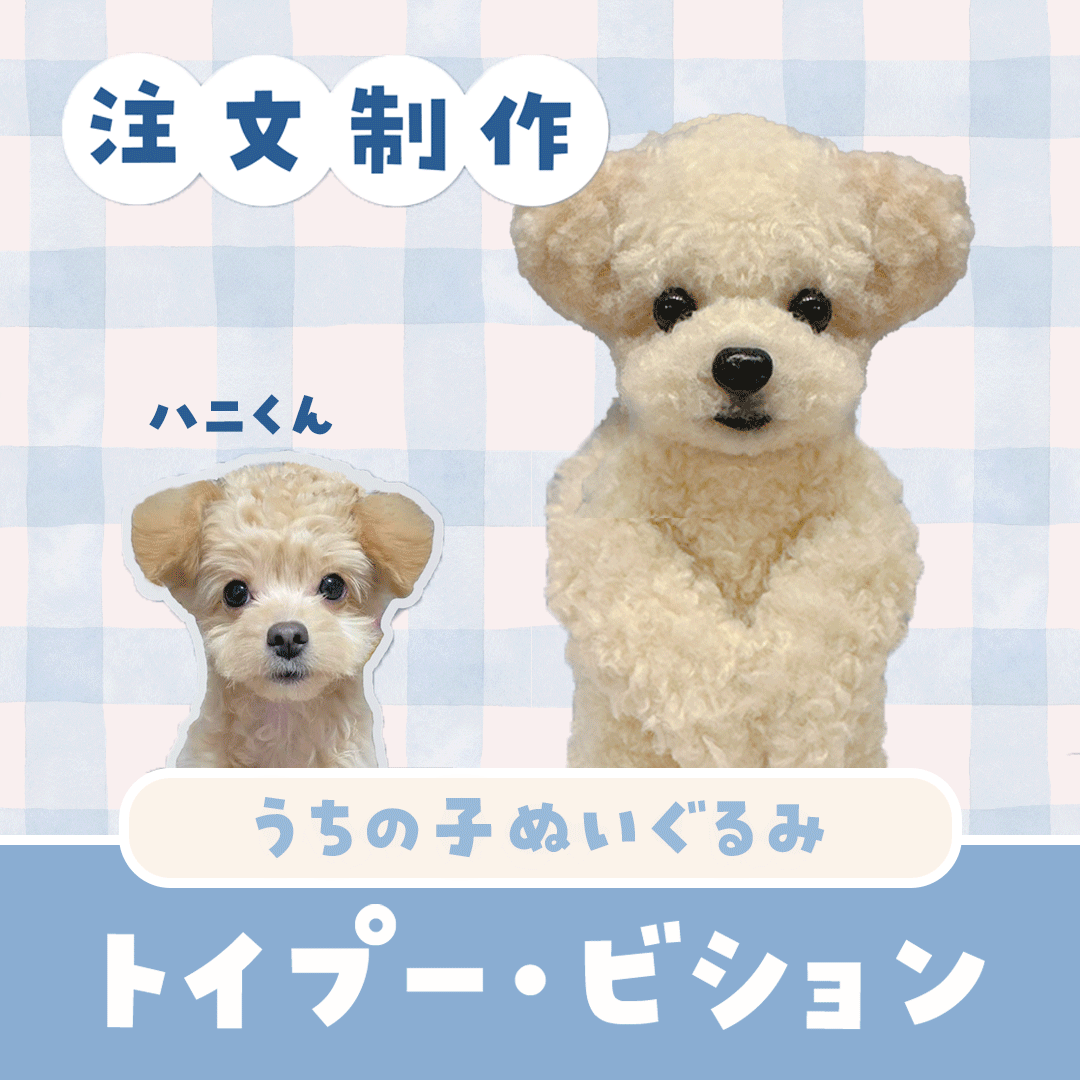 うちの子ぬいぐるみ カスタムメイド トイプー&ビション