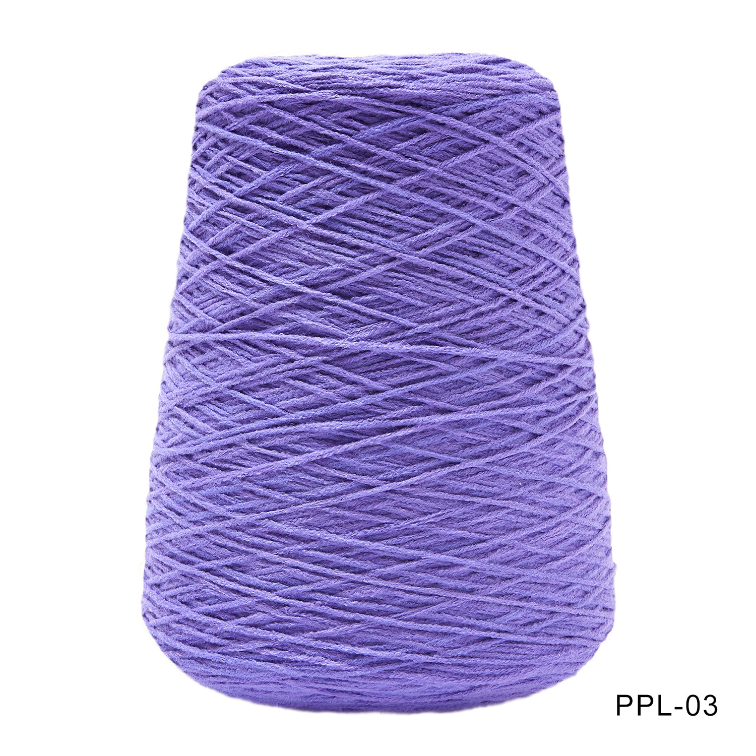 Tufting yarn, cone-wound yarn, purple