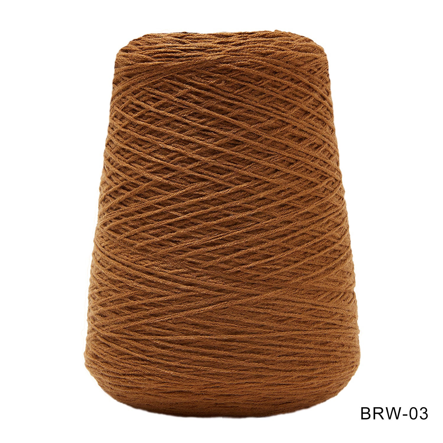 Tufting yarn, cone-wound yarn, brown/beige