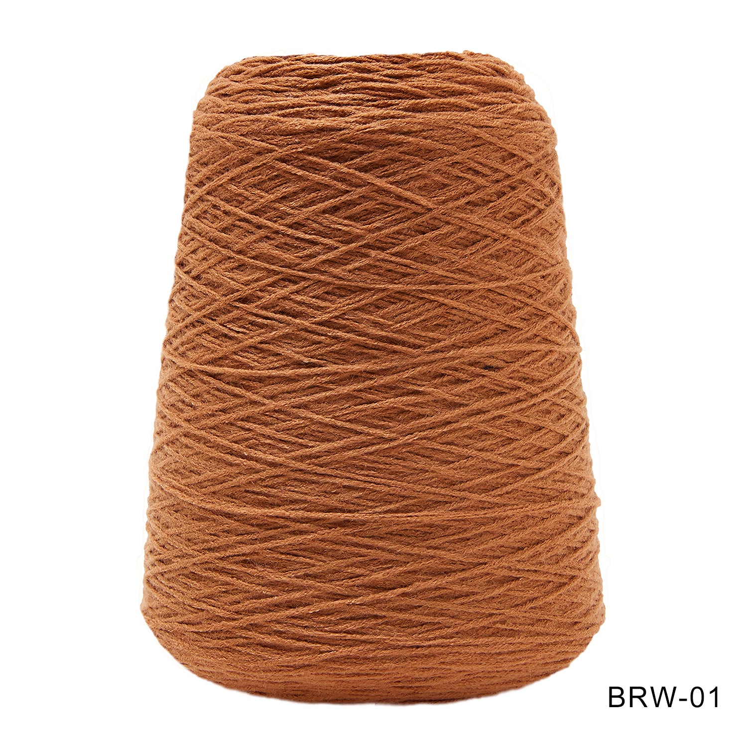 Tufting yarn, cone-wound yarn, brown/beige