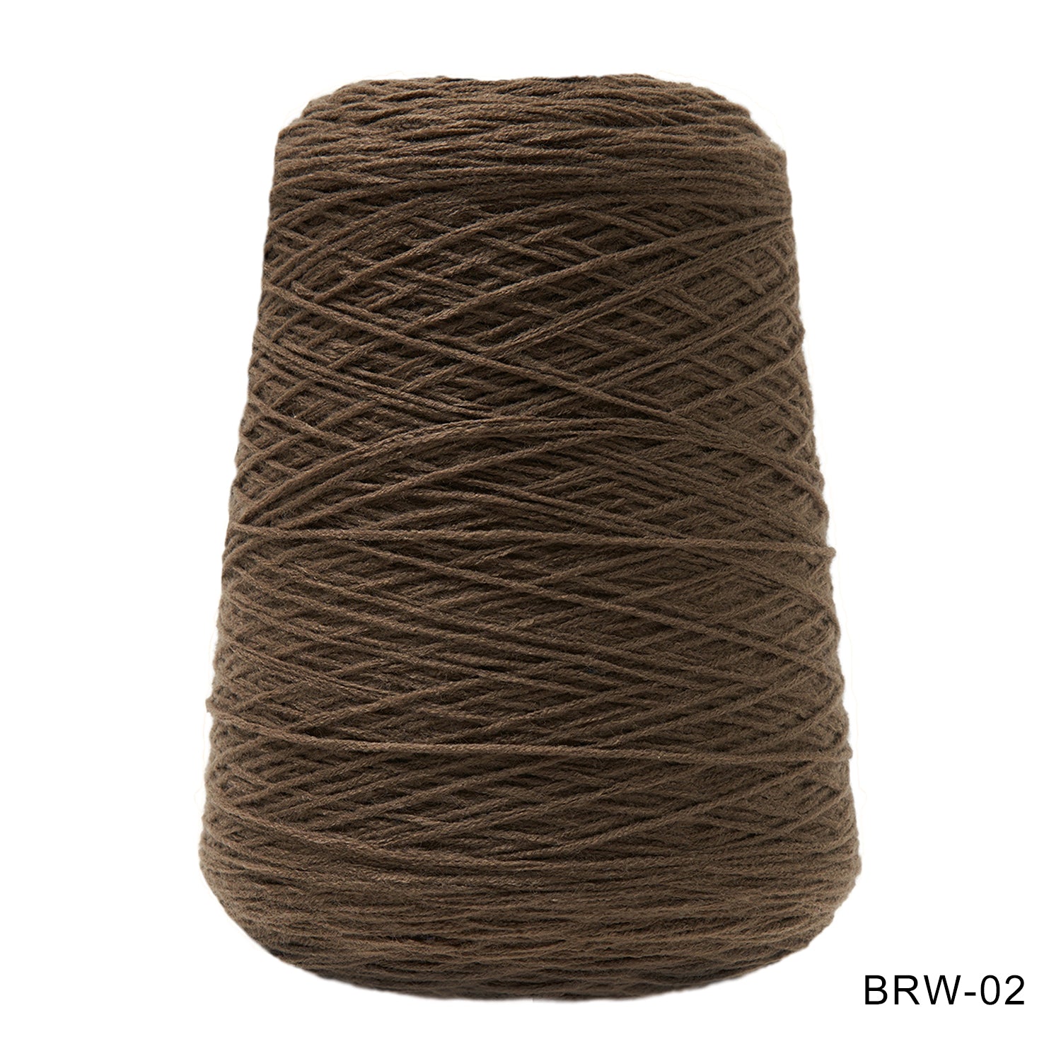 Tufting yarn, cone-wound yarn, brown/beige