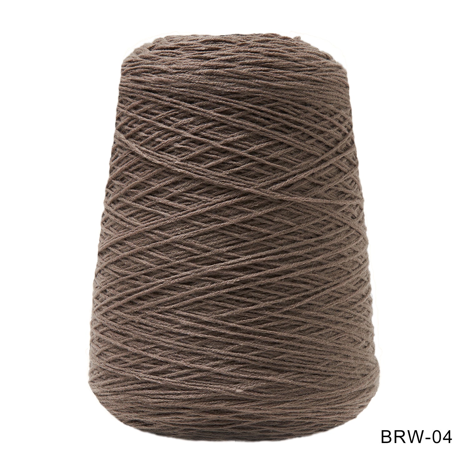 Tufting yarn, cone-wound yarn, brown/beige