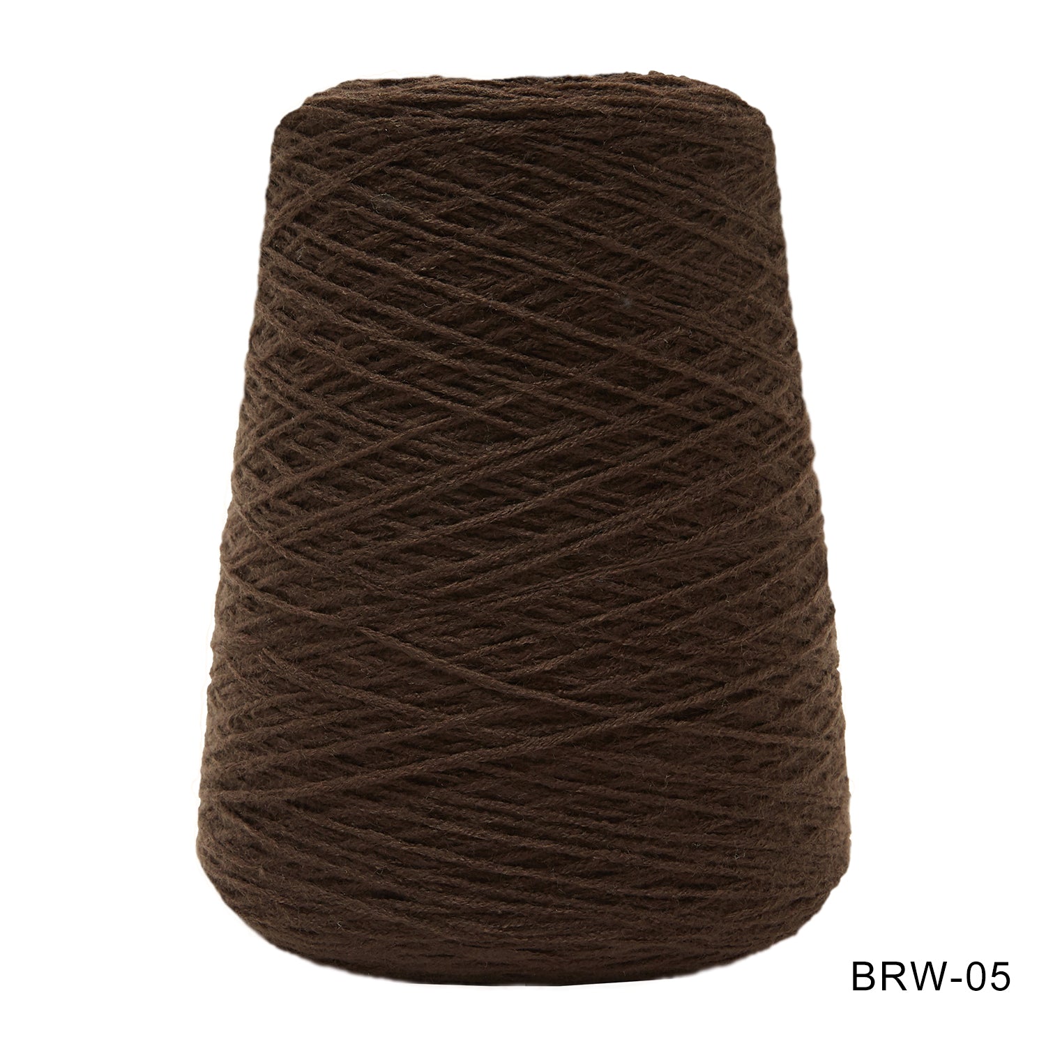 Tufting yarn, cone-wound yarn, brown/beige