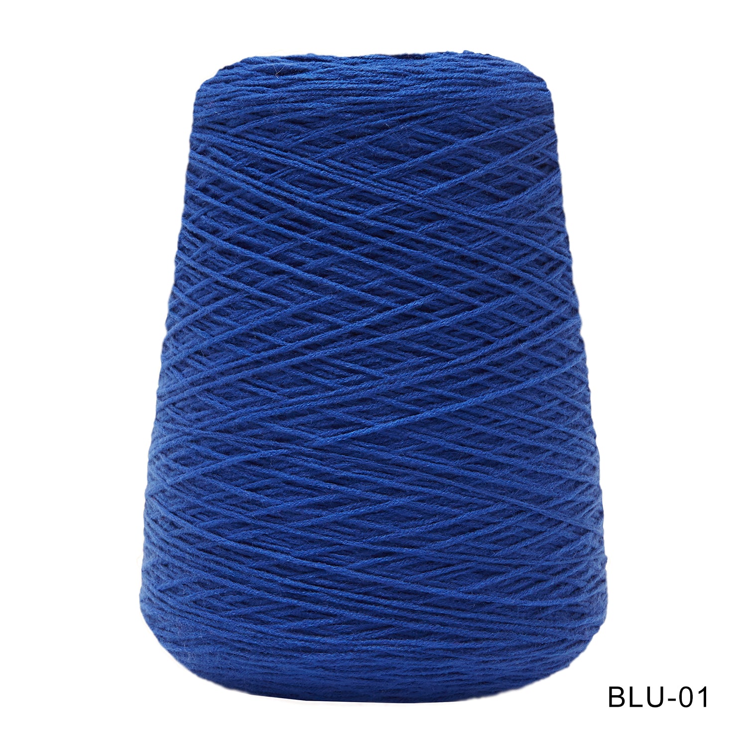 Tufting yarn, cone-wound yarn, blue
