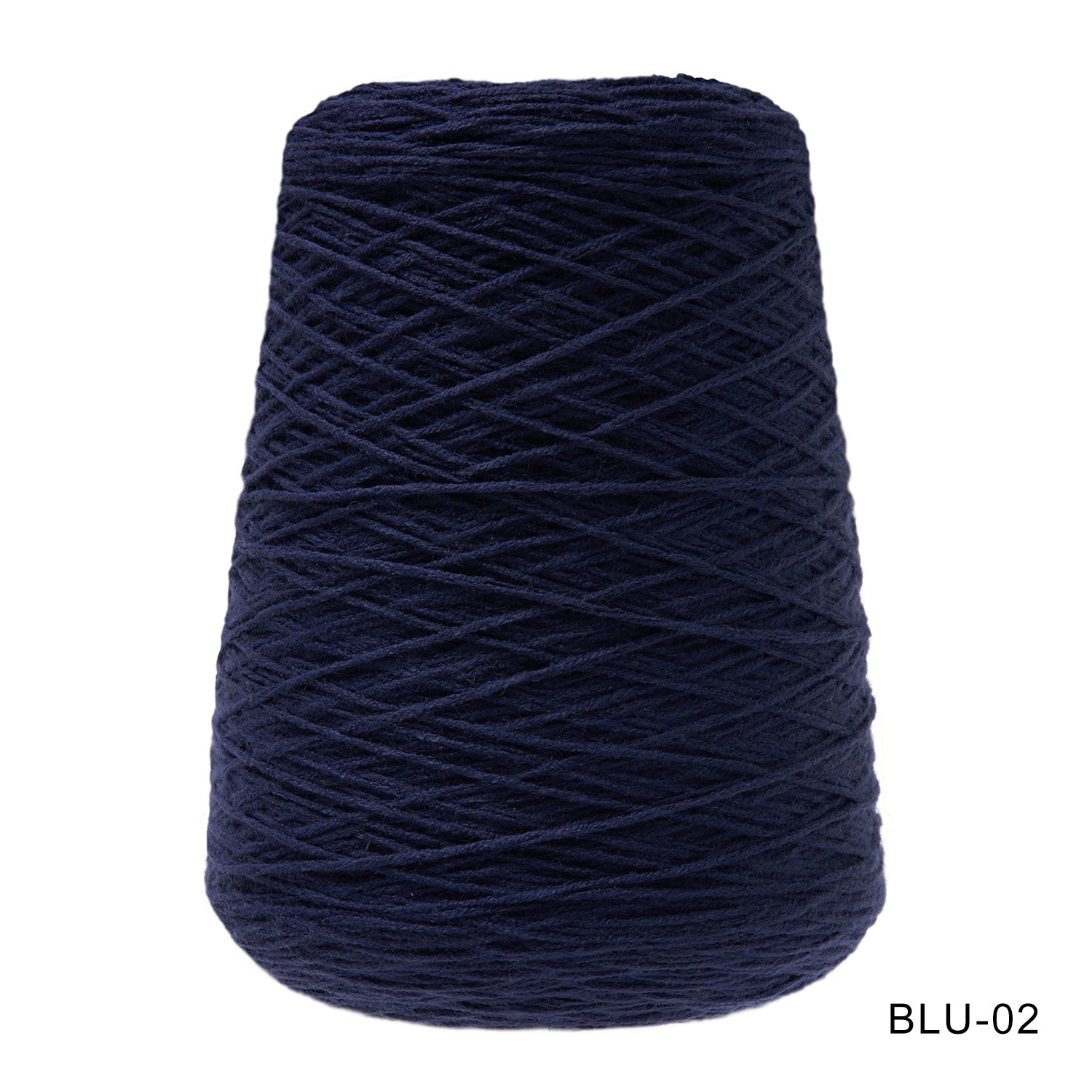 Tufting yarn, cone-wound yarn, blue