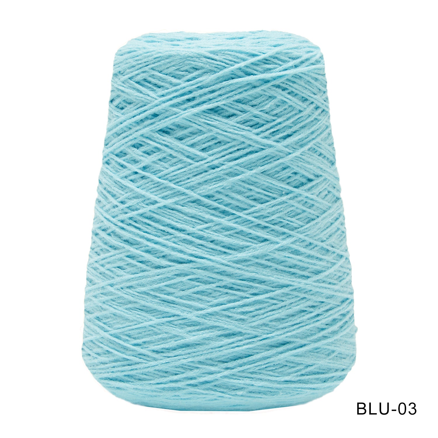 Tufting yarn, cone-wound yarn, blue