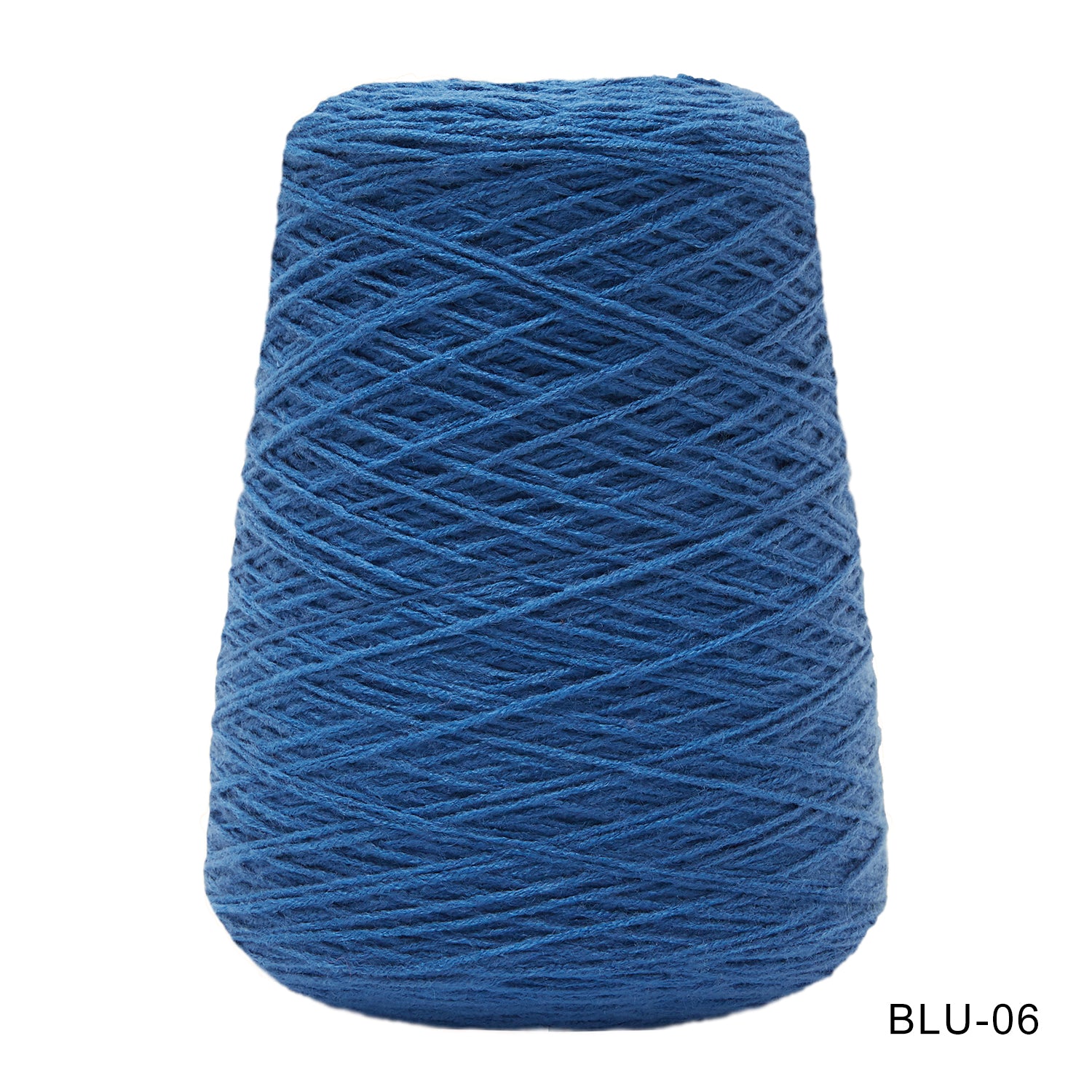 Tufting yarn, cone-wound yarn, blue
