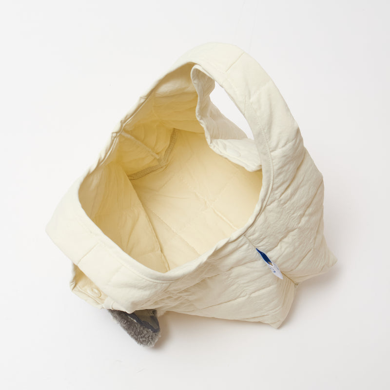 AOYAMA KONGBANG original logo nylon quilted bag