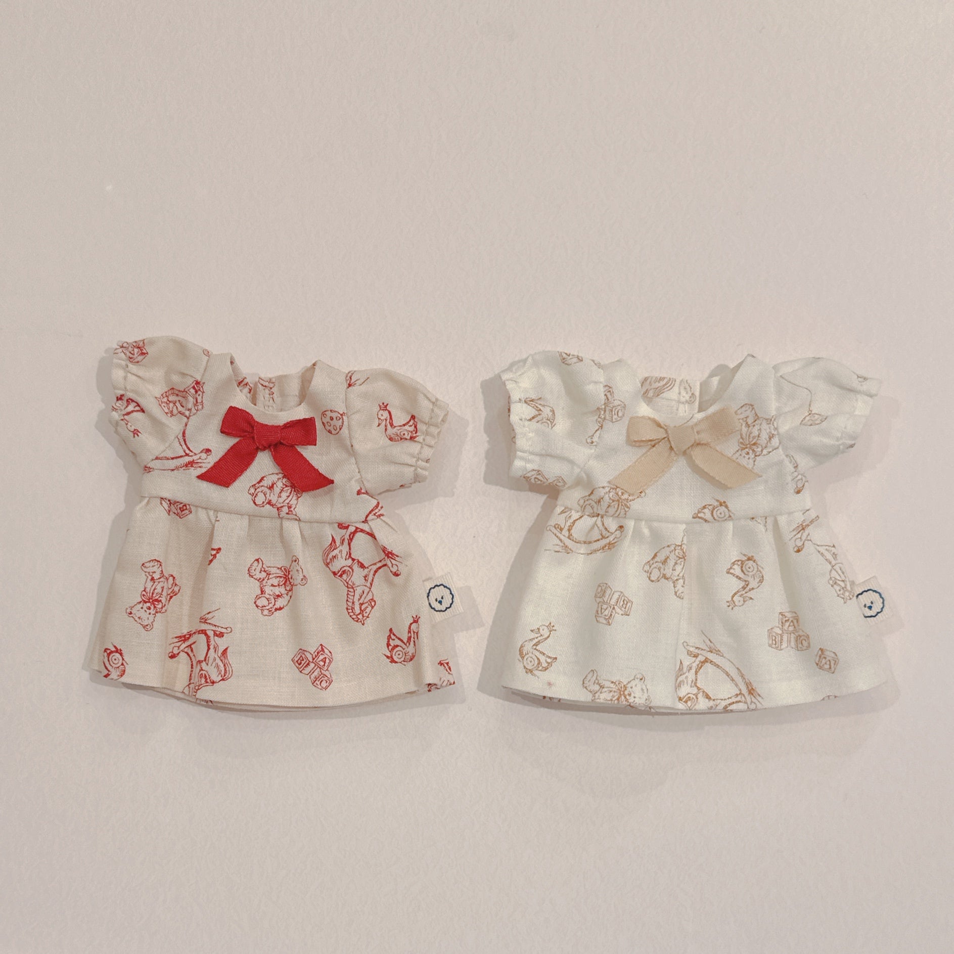 【青山コンバン】オリジナルテディベアワンピース ぬいぐるみさん用