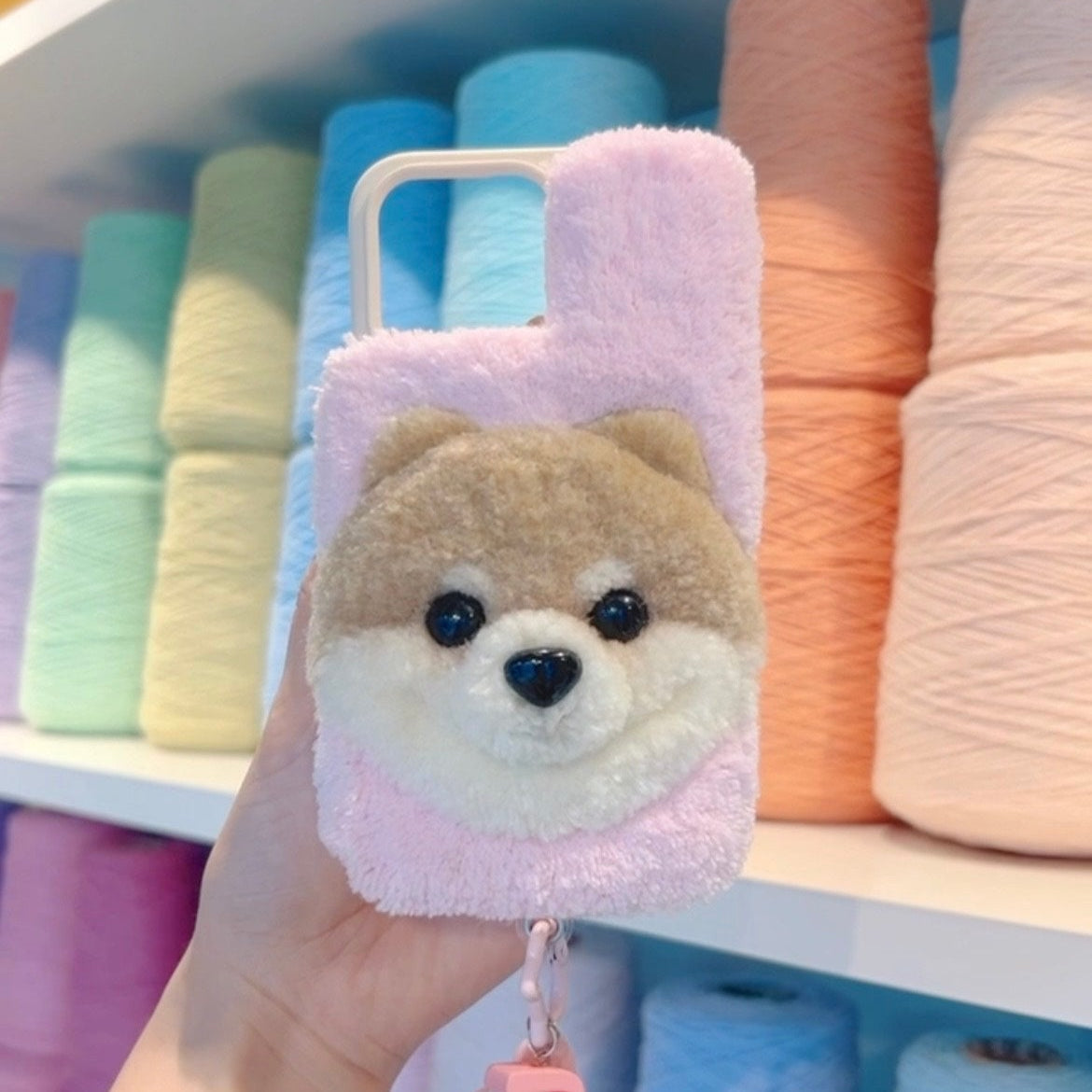 タフティングうちの子スマホケース カスタムメイド