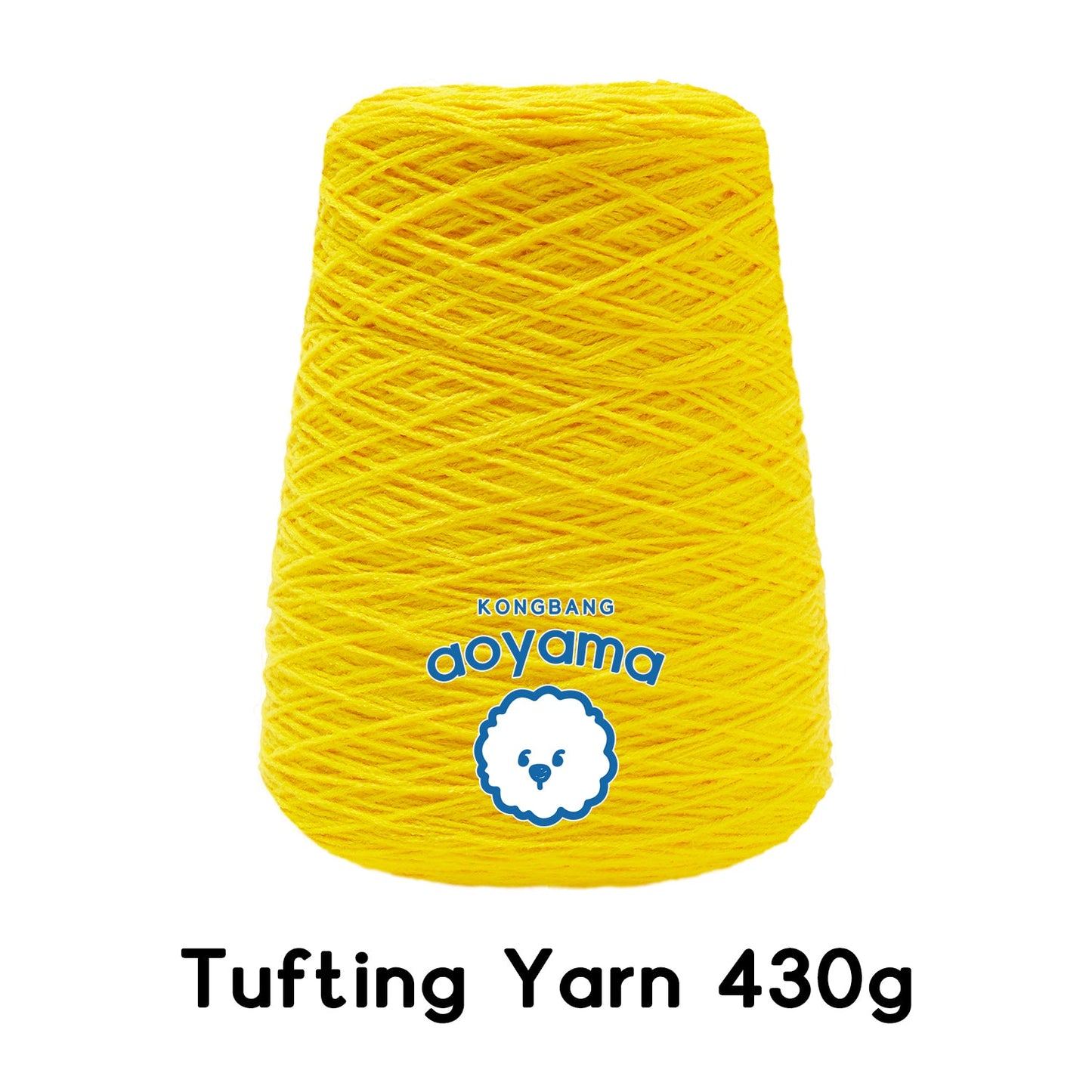 ※卸販売※タフティング用毛糸 コーン巻 毛糸 Tufting yarn パステルタフティング用毛糸 コーン巻 毛糸 Tufting yarn イエロー