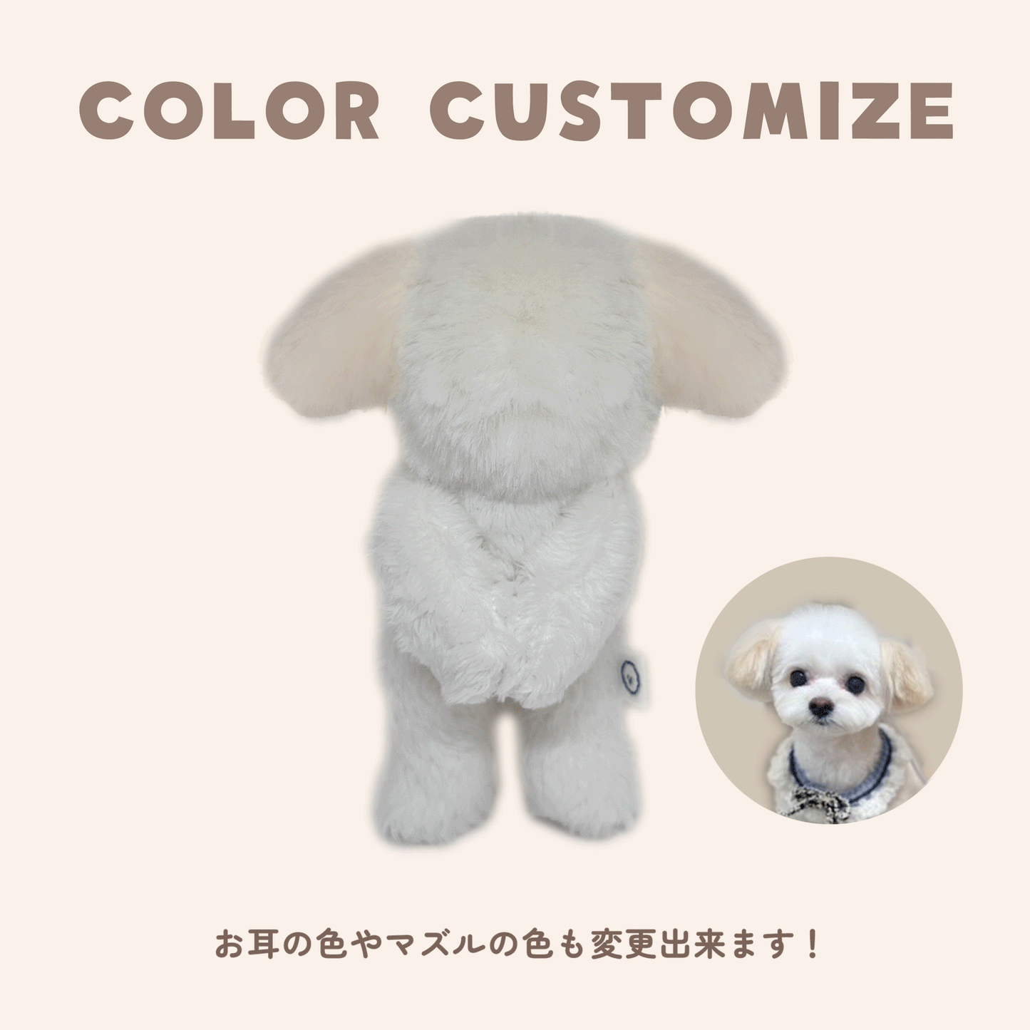 うちの子ぬいぐるみ カスタムメイド マルチーズ・シーズー系