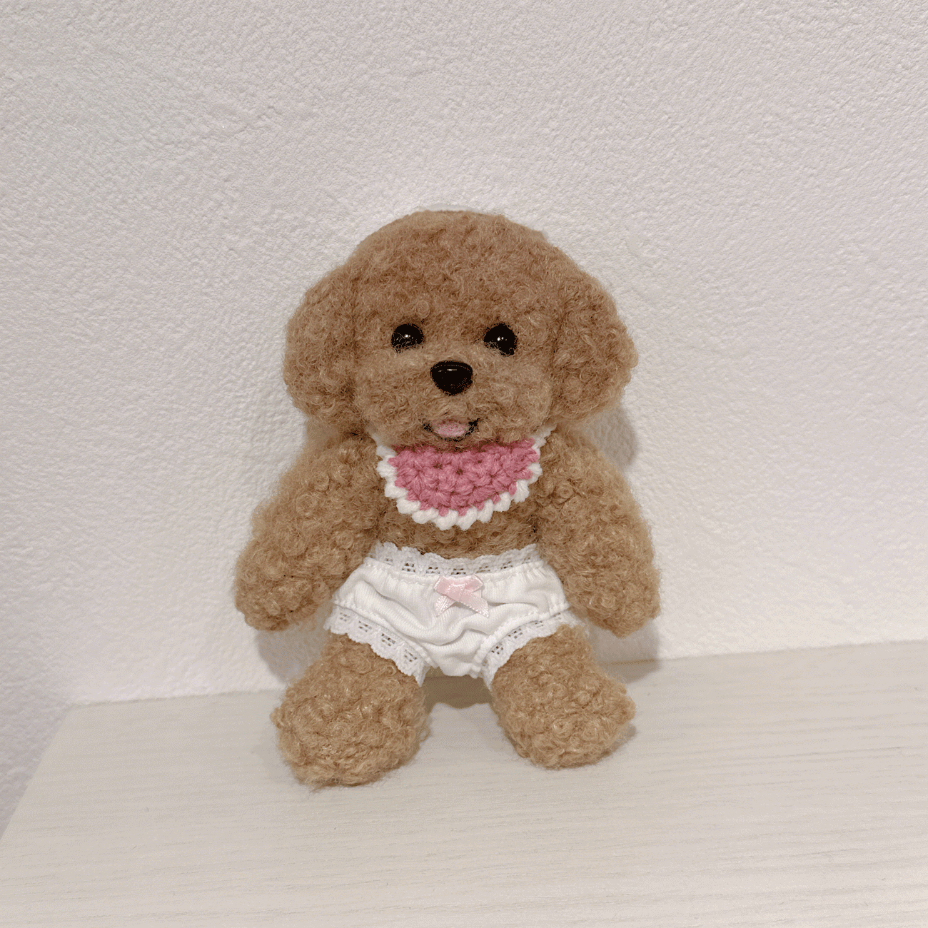 ピンクリボンおパンツ ぬいぐるみさん用