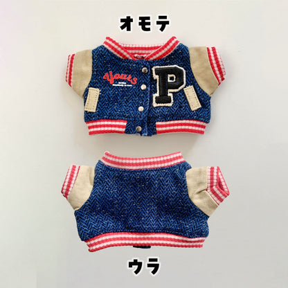 デニムPジャケット ぬいぐるみさん用