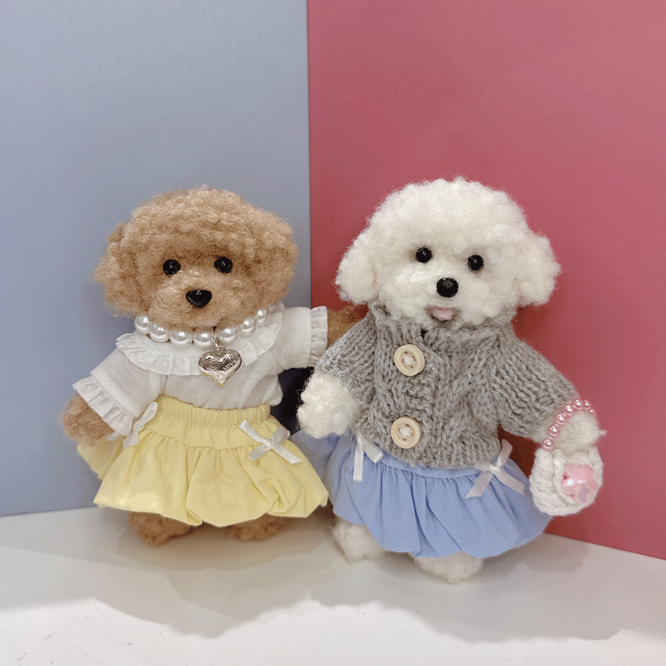 パステルリボンスカート ぬいぐるみさん用