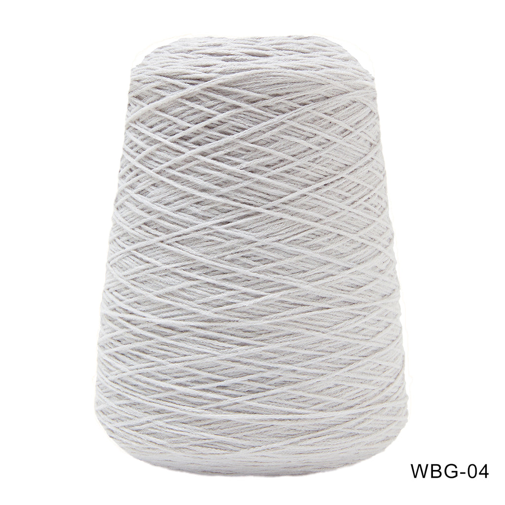 タフティング用毛糸 コーン巻 毛糸 Tufting yarn ホワイト・ブラック 