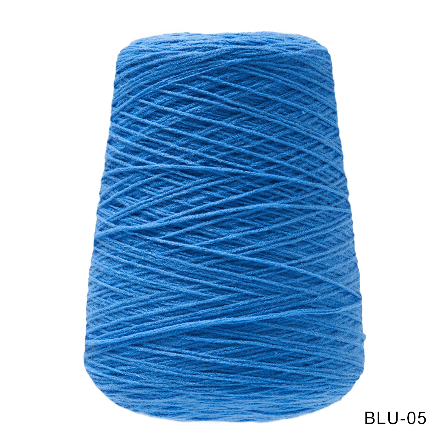Tufting yarn, cone-wound yarn, blue